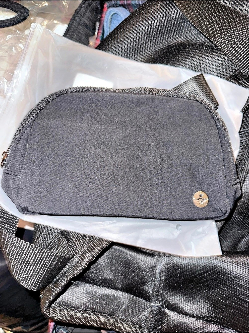 Halara Black Belt Bag